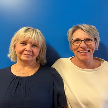 Links Hannelore Herder-Bartilla und rechts Andrea Evers