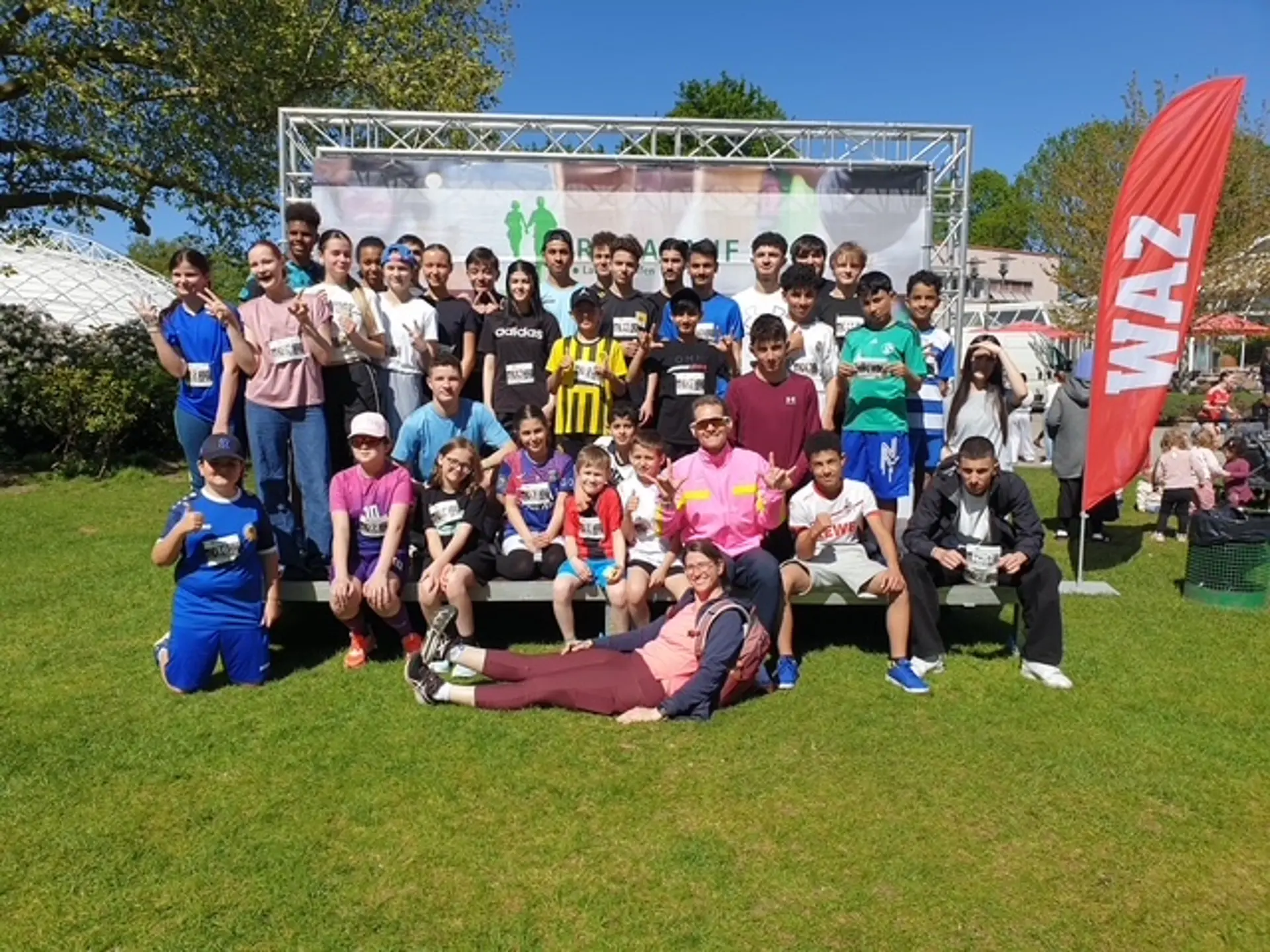 Sportgruppe mit Frau Decker 